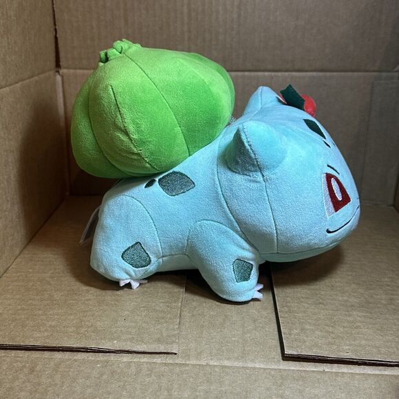 NWT Bulbasaur 8" Holiday Plush Pokemon Jazwares New With Tags 2024 - Picture 4 of 5